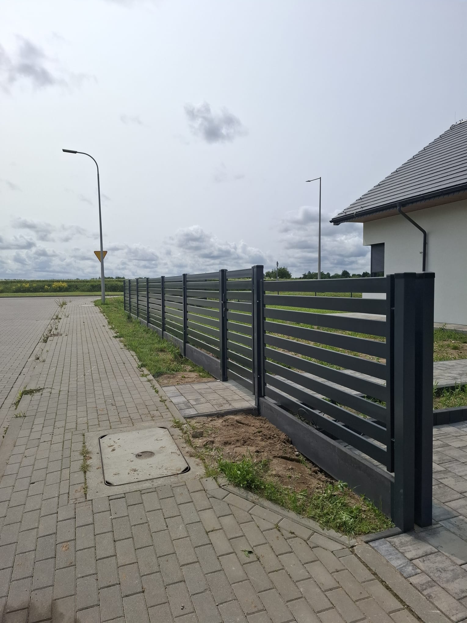 Ogrodzenie panelowe antracyt