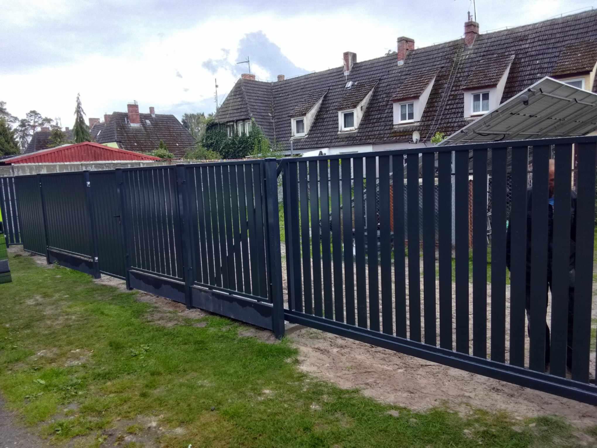 Ogrodzenie palisadowe modern